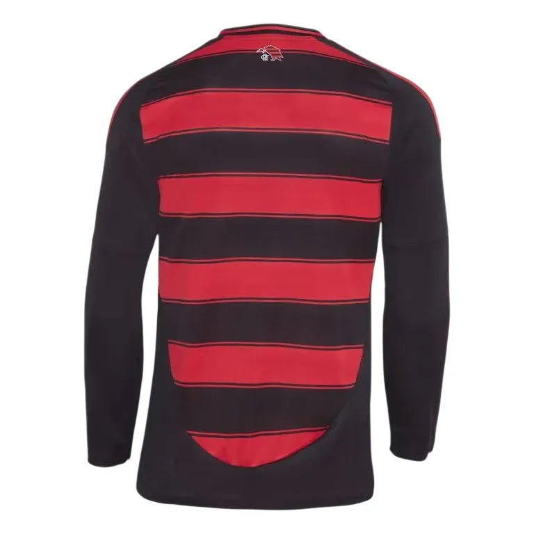 Camisa CRF Home 25/26 Manga Longa - Preto e Vermelho